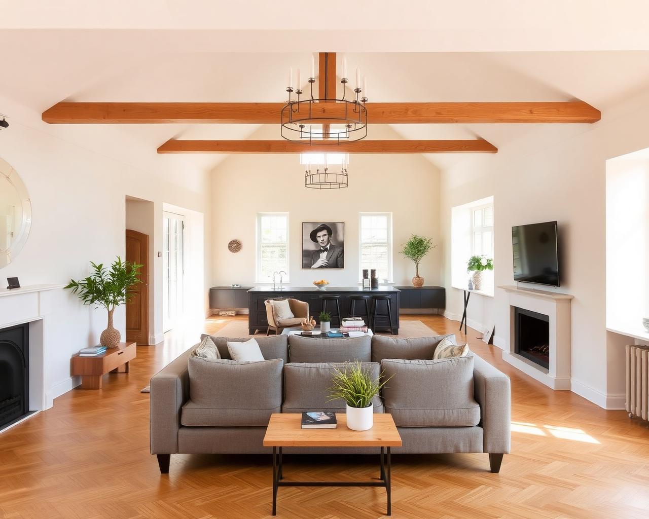 Completed full home renovation with open plan living space
